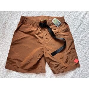 Concepts CNCPTS Mens Copper Nylon Ripstop Belted Shorts Medium Made in USA
